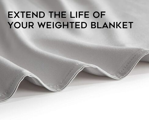 YnM Cotton Waffle Weave Duvet Cover for Weighted Blankets with 16 Strings (Coconut White, 60''x80'') in Saudi Arabia