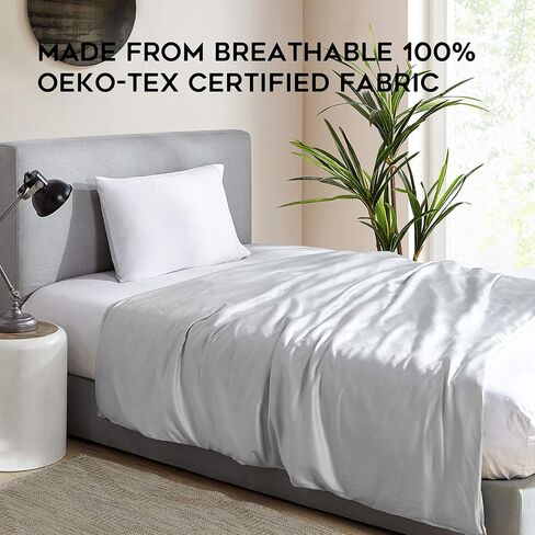 YnM Cotton Waffle Weave Duvet Cover for Weighted Blankets with 16 Strings (Coconut White, 60''x80'') in Saudi Arabia