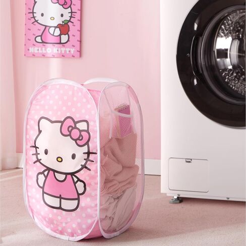 Sanrio Hello Kitty المنبثقة مع إعاقة مع مقابض حمل متينة ، 21 'H x 13.5' 'w x 13.5' 'l in Kuwait