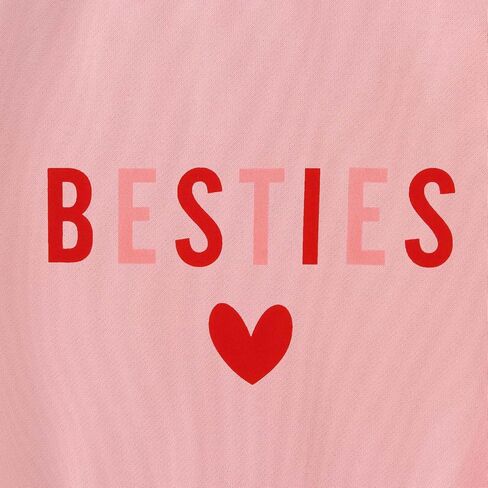 Mommy و Me Me Valentine Day Swefshirt Love Heart Besties Letter in Kuwait