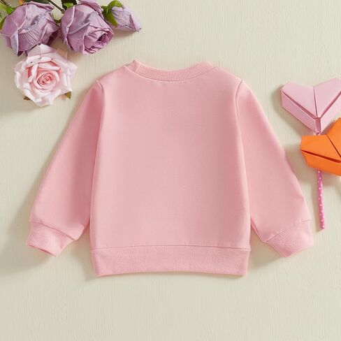 Mommy and Me Valentines Day Outfit Long Sleeve Crewneck Sweatshirt Pullover Family Matching Shirt Mama Baby Clothes in Kuwait