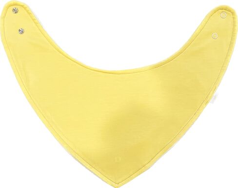 Baby Bib Combo for Drooling and Teething - Set of Two Bibs, Soft Bamboo Viscose, Highly Absorbent, Snap Closure in Saudi Arabia