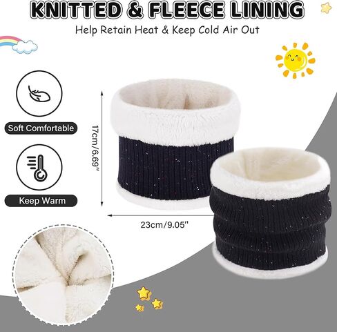 Toddler Kids Winter Hats Gloves Scarfs Beanie Mittens Neck Warmer for 0 6 12 Months 1 2 3 4-8 Year Old Baby Girls Boys Gifts in Kuwait