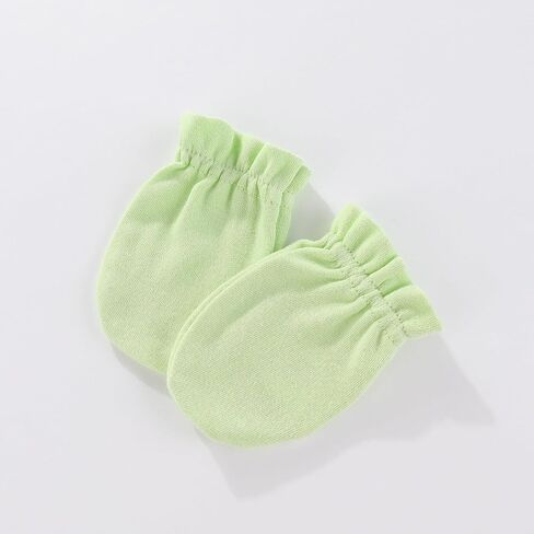 Newborn Baby Hats Mittens and Socks Set Infant Cotton Beanie Caps No Scratch Gloves for Boys Girls 0-6 Months in Saudi Arabia