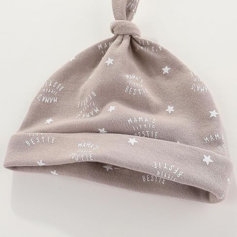 Newborn Baby Hats Mittens and Socks Set Infant Cotton Beanie Caps No Scratch Gloves for Boys Girls 0-6 Months in Saudi Arabia
