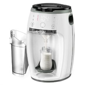 Instant Formula Maker Comfyer, Customizable and Automatic Formula Dispenser Machine with Accurate Temperature Control for Baby, Automatic Powder Blending for All Brands of Bottle and Formula, White