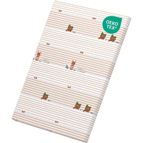 Pack and Play Mattress PadTopper 38" x 26", Portable Playard Mattress, Soft Firm Premium Foam Pack N Play Mattresses Pad, Odorless Breathable Comfort Baby Foam Playpen Mattresses (Attitude Bear)
