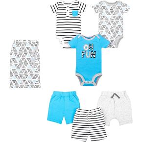 Lamaze baby-boys 6 Piece Mix & Match Gift Set in a BagPants Set