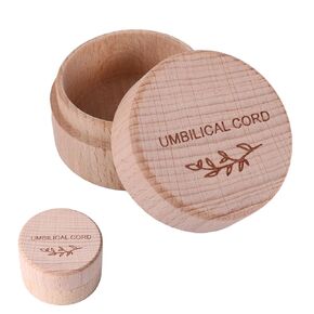 Umbilical Cord Keepsake Box, Engraved Wooden Baby Keepsake Box Newborn Baby Memory Box Fetal Hair Memorial Box Storage Container for Christening Baby Gift Baby Shower Pregnancy