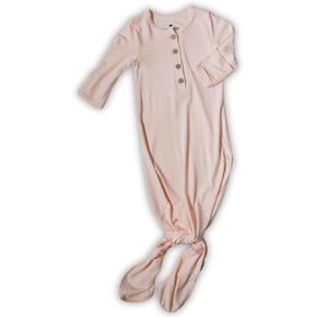 OLLIE'S DAY Baby Knotted Gown Newborn Sleepers, Infant Gowns for Baby Boy and Girl Clothes Sleeper Outfit