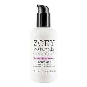 Zoey Naturals - زيت جسم الخزامى المهدئ للأطفال والرضع ، والتهدئة ، والترطيب ، والترطيب ، مصنوعة في الولايات المتحدة الأمريكية
