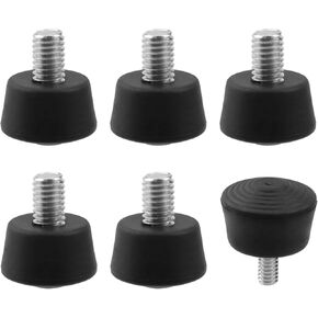6Packs Tripod Feet Pad 3/8 Inch Anti-Slip Monopod Rubber Feet Universal Camera Tripod Feet Replacement