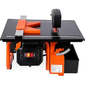 7 inch Wet Tile Saw, 3450 RPM, Bevel cuts tile from 0 to 45 Degrees, Tile Cutter Wet Saw with Water Reservoir for Cutting Tiles and Stones, for DIY Enthusiasts