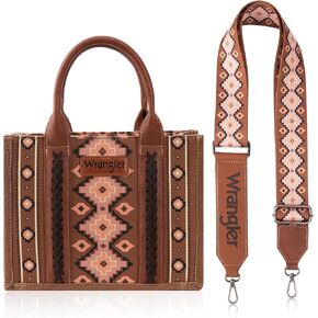 Wrangler Tote Bag for Women Western Aztec Purse and Handbag Set