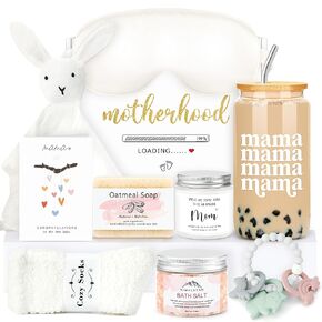 New Mom Care Package After Baby New Mom Gift Basket New Mom Gifts for Women After Birth Postpartum Gifts for Mom Baby Shower Gifts for Mom Cool Gifts for New Mom First Time Mom Gifts New Mom Gift Set