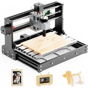 3018 CNC Router Mahine GRBL Control, 3 Axis Desktop Mini CNC Machine, for Plastic Acrylic PCB PVC Wood Carving Milling, Engraving Area 300x180x40mm