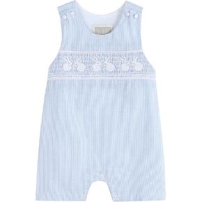 Lil cactus Boys Baby and Toddler Easter Bunny Shortalls