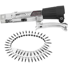 Drywall Automatic Chain Screw Gun, Aluminum Auto Feed Screw Spike Chain Screw Gun Adapter, Adjustable Electric Drill Nailer Head, Automatic Nailing Machine Fittings