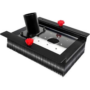Dust Collection Cover for Slab Flattening Router Slide, Captures 95% of Wood Particles Extension Device for Router Skid, Slab Flattener Accessories Compatible with Most Milling Machines