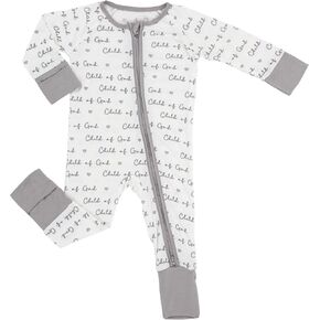 LollyBanks Baby Pajamas, 2-Way Zipper Baby Romper, 95% Viscose Made from Bamboo and 5% Spandex, Baby Sleepers