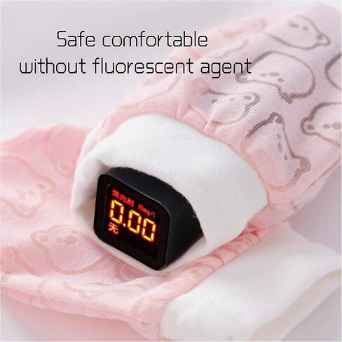 4Pairs Baby Mittens Newborn Set - No-Scratch, Breathable Baby Gloves for Boys Girls (0-6 Months) in Saudi Arabia