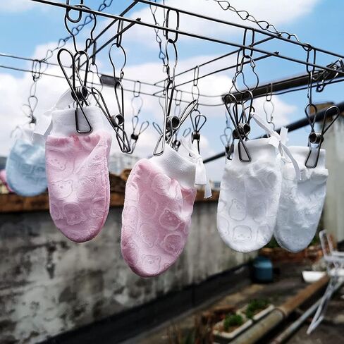 4Pairs Baby Mittens Newborn Set - No-Scratch, Breathable Baby Gloves for Boys Girls (0-6 Months) in Saudi Arabia