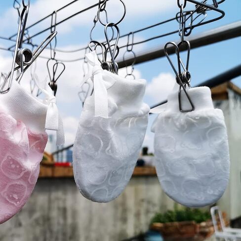 4Pairs Baby Mittens Newborn Set - No-Scratch, Breathable Baby Gloves for Boys Girls (0-6 Months) in Saudi Arabia
