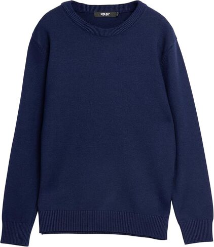 X RAY Boys Crewneck Sweater (XS - XXL), School Uniform Big Boys' & Little Kids Youth Crew Neck Long Sleeve Pullover in Saudi Arabia