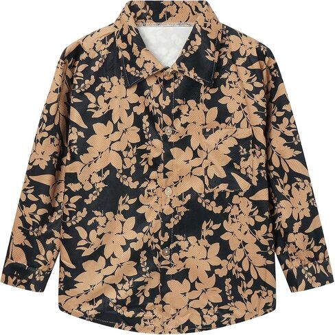 LittleSpring Boys Long Sleeve Button Down Shirt in Kuwait