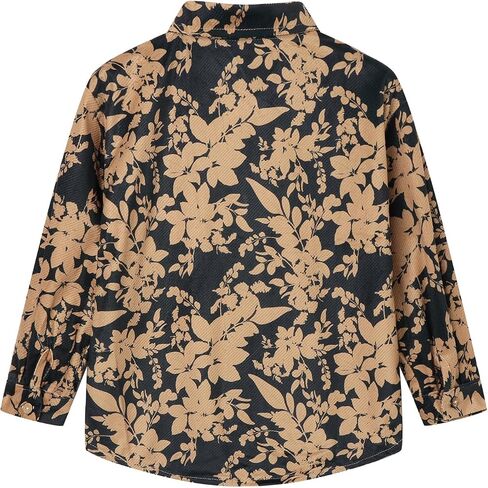 LittleSpring Boys Long Sleeve Button Down Shirt in Kuwait