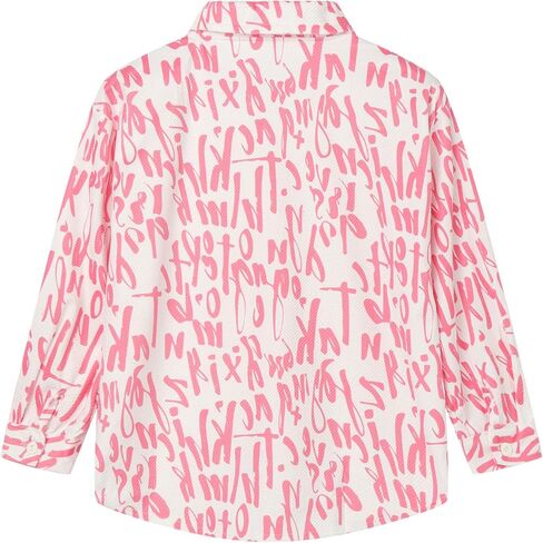 LittleSpring Boys Long Sleeve Button Down Shirt in Kuwait