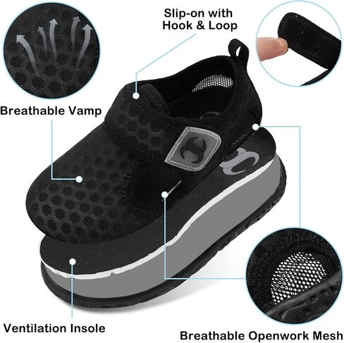 Scurtain Kids Toddler Water Shoes Sciake Aqua Socks for Baby Boys Girls Toddler Beach Shoes Shoes With Non Slip Sole in Saudi Arabia