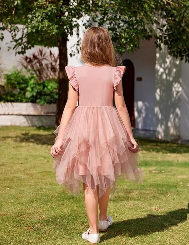 Arshiner Toddler Tutu Dress Little Girls Tulle Tulle Tulle Princess Birthday Party Dresses in Kuwait