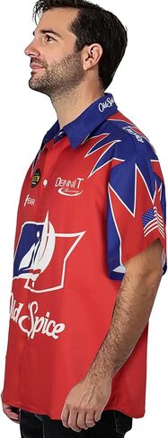 Ricky Bobby Shirt Talladega Nights Short Sleeve Shirt Men's Casual Shirt in Kuwait
