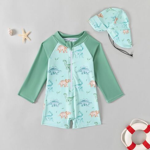 رضيع الأولاد ، واقي طفح جلدي ، والحماية من أشعة الشمس الطويلة ، حماية شمس واحدة ، بدلة استحمام ، بملابس السباحة ، in Kuwait