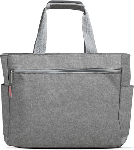 Grey Breast Pump Tote - Convenient for Carrying Pump, Bottles, and Pumping Essentials on-The-go in Saudi Arabia