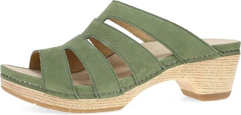 Dansko Lyndi Slide Sandals for Women - Caged-Style Design with Leather Uppers and Lightweight Rubber Outsole in Kuwait