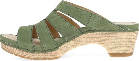 Dansko Lyndi Slide Sandals for Women - Caged-Style Design with Leather Uppers and Lightweight Rubber Outsole in Kuwait