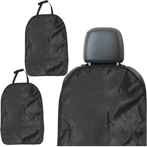 2PCS Car Seat Back Protector Kick Mats, Waterproof Car Seat Cover, Car Anti-Kick Pad for Kids Pets, Universal Car Travel Accessories Protect from Scratches, Dirt, Mud