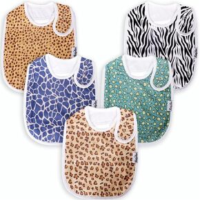 Baby Bibs for Boys & Girls - Pibs Cotton Bibs ، Bandana Bibs ، Bibs Drool ، Bibs Bibs ، Bibs Toddler - Gift