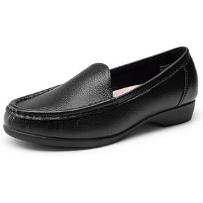 DREAM PAIRS Women's Loafers Slip-ons Casual Comfortable Lightweight Business Work Office Flat Shoes with Arch Support