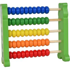 WNWLwooden Abacus Frame Learning Tool Growth Toy Beads Educational Counting Toy Abacus Math Thinking Abacus Counting Toy,for Preschool Learning, Learning Mathematics Abacus (Green Abacus)
