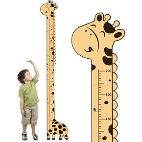 Wooden Growth Chart for Kids,Giraffe Height Chart for Boy Girls,Measuring Board for Kids Height,for Child's Room,Nursery Decor Decoration Wall Art (giraffe)