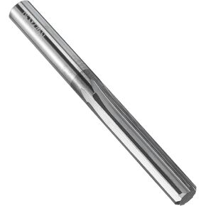 uxcell Chucking Reamer 7.8mm H7 Solid Carbide Lathe Machine Reamer 6 Straight Flutes Straight Shank Milling Cutter Tool for Metal Wood Hole Reaming