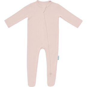 Baby Zipper Footie Pajamas, Supersoft Bamboo Rayon Baby Footed Pjs Boy Girl 0-3-6-9-18-24 Month Coverall Sleepers