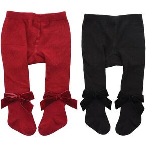 Newborn Baby Girls Tights Infant Toddler Girls Leggings Velvet Bowknot Warm Cotton Stockings Pant Baby Tight Socks