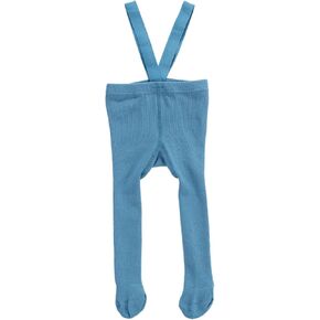 Baby Girl Boy Suspender Tights Pantyhose Ribbed Knit Leggings Stockings Solid Color High Waist Cute Footed Pants