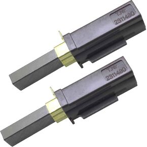 2PCS Vacuum Cleaner Motor Carbon Brushes with Pin Electric Vacuum Motor Carbon Brushes Brown 35.5x10.9x6.44mm Suction Suction Motor Brushes