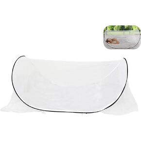 78 * 32 * 22 Inch Large Up Mosquito Tent, Portable Foldable Mosquito Net, Camping Mosquito Net with Net Bottom, for Bed Camping Travel Patio (Blue)