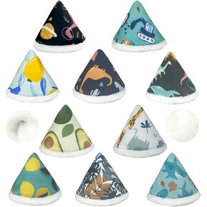 New Coral Velvet Pee Peep Teepee Baby Boy New Technology Fabric Pee Cones for Baby Boys Teepee Pee Cover for Boys 10 Packs